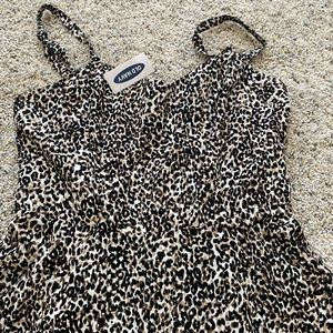 NWT old navy cheetah print dress